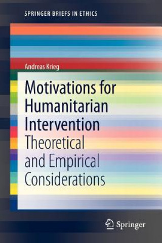 Kniha Motivations for Humanitarian intervention Andreas Krieg