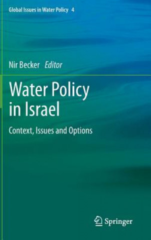 Kniha Water Policy in Israel Nir Becker