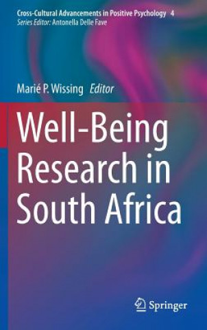Kniha Well-Being Research in South Africa Marié P. Wissing