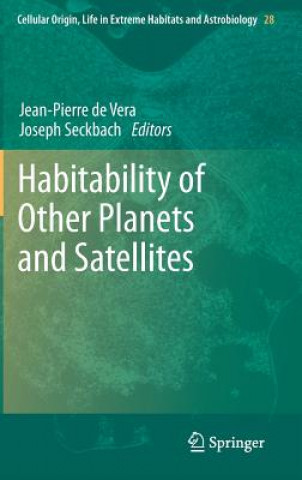 Kniha Habitability of Other Planets and Satellites Jean-Pierre de Vera