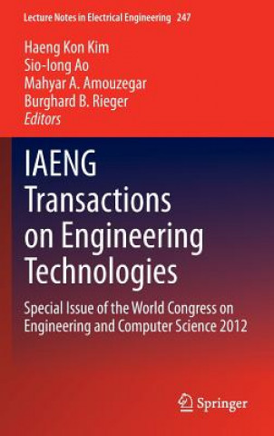 Knjiga IAENG Transactions on Engineering Technologies Haeng Kon Kim