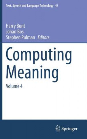 Książka Computing Meaning Harry Bunt