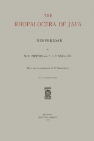 Carte The Rhopalocera of Java M.C. Piepers