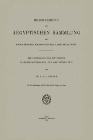 Książka Die Denkmäler der Staïtischen, Griechisch-Römischen, und Koptischen Zeit 