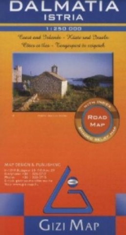 Materiale tipărite Gizi Map Dalmatia - Istria Gizi Road Map 