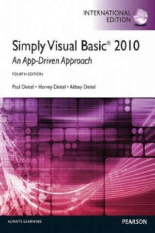 Könyv Simply Visual Basic 2010: An App-Driven Approach Harvey M Deitel