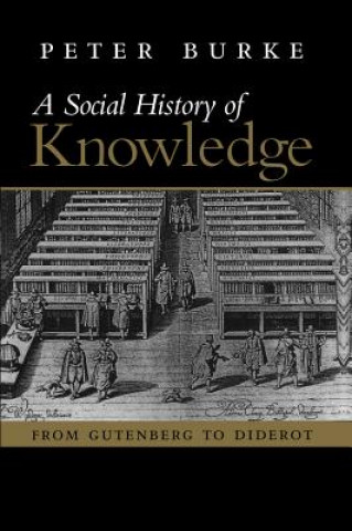 Kniha Social History of Knowledge - From Gutenberg to Diderot Peter Burke