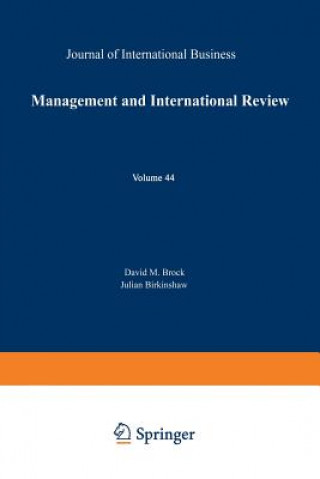 Kniha Management and International Review David M. Brock