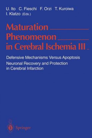 Könyv Maturation Phenomenon in Cerebral Ischemia III Umeo Ito