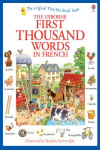Könyv First Thousand Words in French Heather Amery
