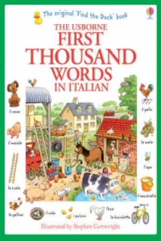 Książka First Thousand Words in Italian Heather Amery