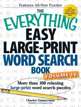 Livre Everything Easy Large-Print Word Search Book, Volume IV Charles Timmerman