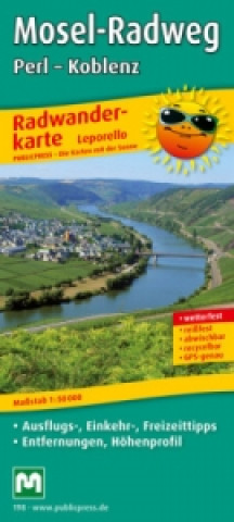 Drucksachen Mosel-Radweg Perl - Koblenz, 16 Teilktn. 