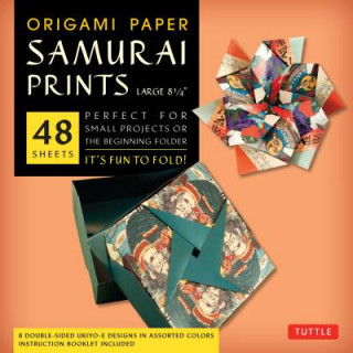 Kalendář/Diář Origami Paper - Samurai Prints - Large 8 1/4" - 48 Sheets Tuttle Publishing