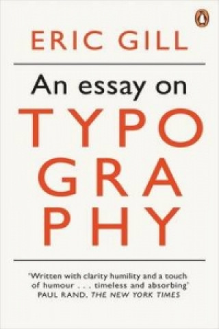 Книга Essay on Typography Eric Gill