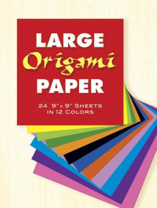 Könyv Large Origami Paper Dover Publications Inc
