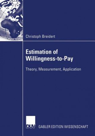Kniha Estimation of Willingness-to-Pay Christoph Breidert