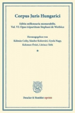 Buch Corpus Juris Hungarici. Kálmán Csiky