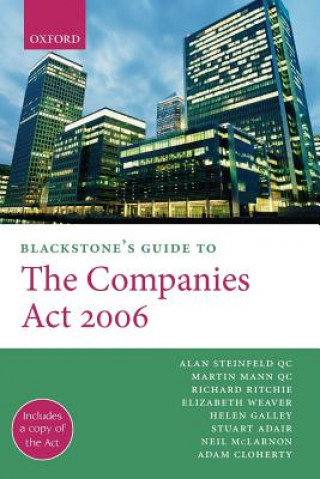 Carte Blackstone's Guide to the Companies Act 2006 Stuart Adair