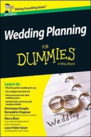 Carte Wedding Planning For Dummies UK Edition Dominique Douglas