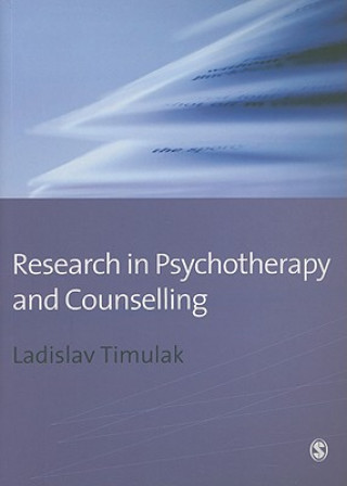 Kniha Research in Psychotherapy and Counselling Ladislav Timuľák