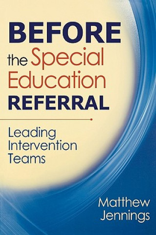 Book Before the Special Education Referral Matthew Jennings