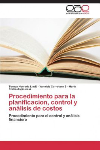 Carte Procedimiento para la planificacion, control y analisis de costos Teresa Herrada Lladó