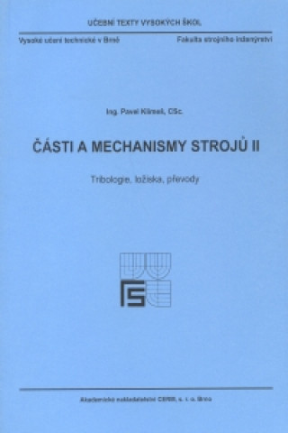 Book Části a mechanismy strojů II. Pavel Klimeš