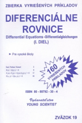 Könyv Diferenciálne rovnice I. diel Marián Olejár