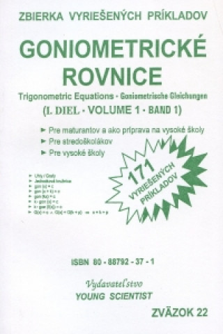 Kniha Goniometrické rovnice I. diel Marián Olejár