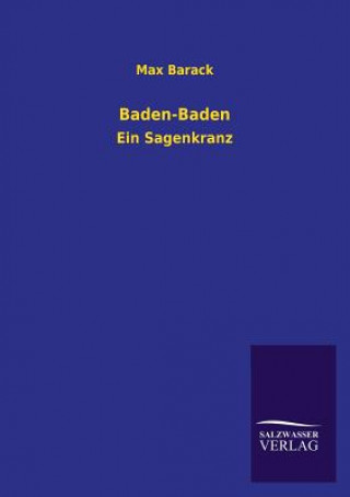 Buch Baden-Baden Max Barack