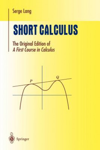 Könyv Short Calculus Serge Lang