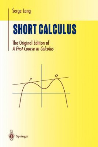 Kniha Short Calculus Serge Lang