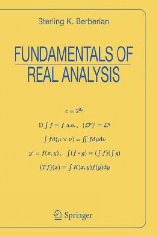 Buch Fundamentals of Real Analysis Sterling K. Berberian