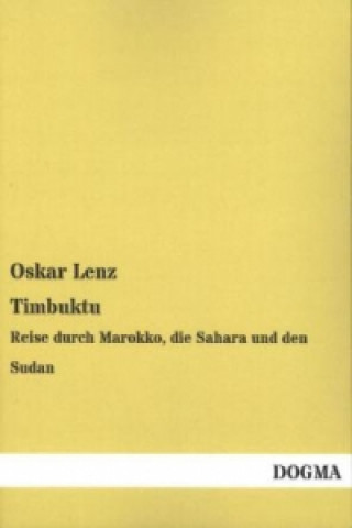 Carte Timbuktu Oskar Lenz