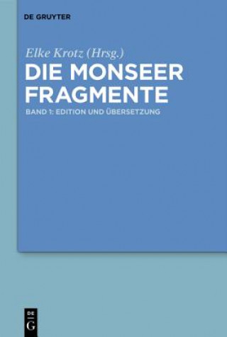 Könyv Die Monseer Fragmente, 2 Teile Stephan Müller