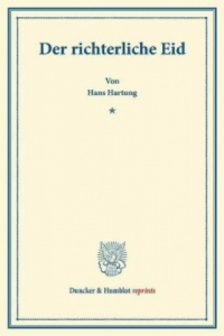 Carte Der richterliche Eid. Hans Hartung