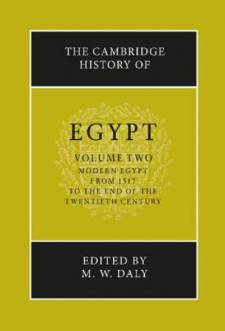 Könyv Cambridge History of Egypt Martin W. Daly