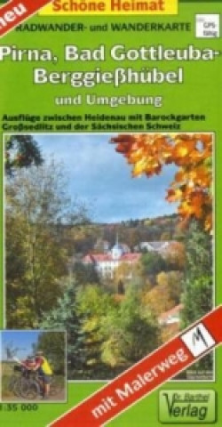 Tlačovina Doktor Barthel Karte Pirna, Bad Gottleuba-Berggießhübel und Umgebung 