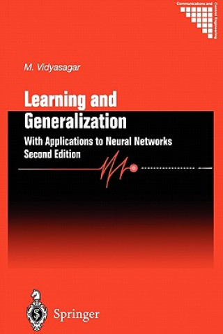 Kniha Learning and Generalisation Mathukumalli Vidyasagar