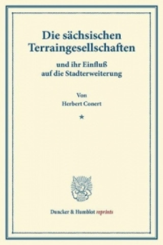 Книга Die sächsischen Terraingesellschaften Herbert Conert