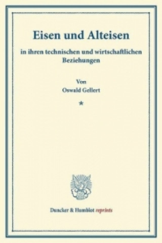 Könyv Eisen und Alteisen Oswald Gellert