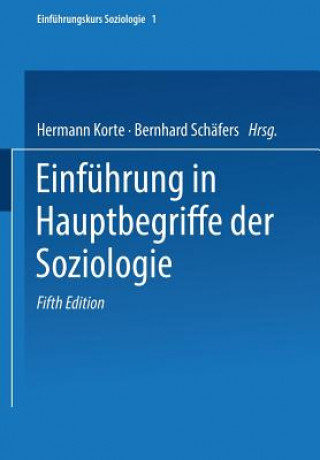 Könyv Einf hrung in Hauptbegriffe Der Soziologie Hermann Korte