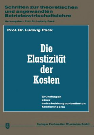 Carte Die Elastizitat Der Kosten Ludwig Pack