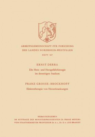 Buch Die Herz- Und Herzgef  chirurgie Im Derzeitigen Stadium. Elektrotherapie Von Herzerkrankungen Ernst Derra