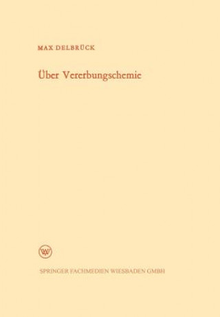 Kniha ber Vererbungschemie Max Delbrück