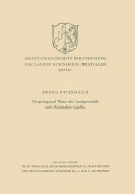 Carte Ursprung Und Wesen Der Landgemeinde Nach Rheinischen Quellen Franz Steinbach