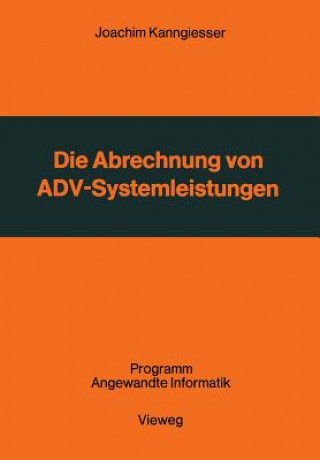 Carte Die Abrechnung Von Adv-Systemleistungen Kanngiesser Joachim