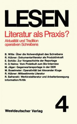 Buch Literatur ALS Praxis? Raoul Hübner