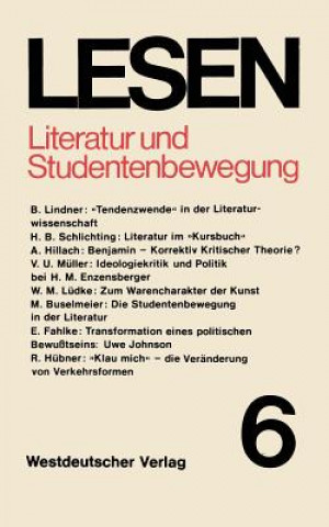 Carte Literatur Und Studentenbewegung W. Martin